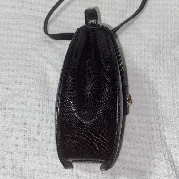 RARE vintage Revillon lizard embossed leather Bag - Picture 5 of 16